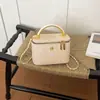 2026 Novo Modelo Bolsa de Ombro para o Dia a Dia, Bolsa de Mão Texturizada, Bolsa Transversal, Bolsa de Mão Suave Estilo Chanel Caixa