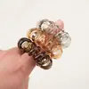 Nuevo Color Marrón Curry Coreano Anillo para el Cabello de Cable Telefónico Elegante Menos Cabeza Redonda Cuerda para el Cabello estilo Ins Mori Banda de Goma Sin Costuras Accesorios para el Cabello