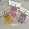 2 Paquetes de Pinzas de Pato Transparentes de Acrílico Frescas, Pinzas Laterales, Pinzas para Flequillo, Juveniles, Dulces y Versátiles Accesorios Coreanos para el Cabello