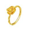 Anillo de Plata de Ley S925 Rojo Libro Explosiones Amor Verdadero Rosa para Mujer Apertura Ajustable Dedo Índice Agitar Venta en Vivo