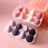 Morning Yihhe Set Incluye Cuatro Borlas de Polvo y Ocho Esponjas de Maquillaje en una Caja, Esponjas de Maquillaje y Borlas de Polvo al por Mayor