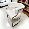 Silla de Comedor, Silla Sofá de Lujo Ligero de Gama Alta, Mesa y Sillas para Recepción y Negociación, Silla de Moda para Salón de Uñas, Silla para Tocador de Casa