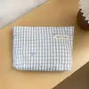 Bolsa de Almacenamiento Simple con Lazo, Bolsa Interior Esencial para Viaje, Bolsa para Retoques de Maquillaje, Bolsa de Almacenamiento de Cosméticos Portátil de Gran Capacidad para Mujeres