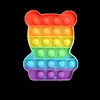 Juguete antiestrés de silicona con burbujas Rainbow de Rodent Control Pioneer para el desarrollo del cálculo mental y la reducción del estrés en niños.