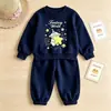 Conjunto de Estrella para Niñas de Primavera y Otoño, Estilo Dulce Casual Cómodo Dibujos Animados Conjunto de Dos Piezas para Niñas Pequeñas