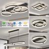 Luz Principal para Sala de Estar de Lujo Ligero Estilo Italiano 2025 Nueva Moderna Simple de Gama Alta Atmosférica Luz de Techo Paquete Combinado para Toda la Casa