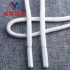 0,5 cm Poliéster de Alta Densidade Toque de Mão Laca Hexagonal Diamante Cabeça de Metal Corda Redonda Cordão de Cintura para Calça Esportiva Cordão de Chapéu Corda para DIY Corda Manual