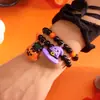 Conjunto de Pulseiras para Festa de Halloween Transfronteiriça Novo Castelo Abóbora Fantasma Chapéu de Gato Pulseira Fofa Engraçada para Mulheres
