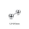 Transfronterizo Juego de 89 piezas de acero inoxidable para ceja, uña, labio, piercing de nariz, barra herradura, piercing para ombligo Amazon AliExpress