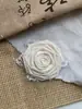 Presilha de cabelo preta flor rosa murcha acessório casamento lolita vento preto material queimado acessório feito à mão peito