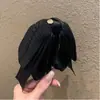 Grampo Banana de Camurça Multicamadas Estilo Coreano Outono Inverno de Alta Qualidade para Cabelo Feminino Clip para Parte Traseira do Cabelo Clip para Rabo de Cavalo Acessórios de Cabelo