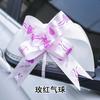 50# flor grande suministros de boda flor de mano regalo lazo flor flor decoración de coche de boda flor flor roja flor
