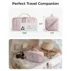 En Stock en Amazon: Nueva Bolsa Portátil de Viaje Impermeable para Almacenamiento de Cosméticos con Tacto Esponjoso de Alta Gama