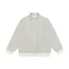 Cárdigan Rayado de Bloques de Color de Otoño Nuevo 2026 Yidao, Sudadera con Cremallera para Hombre, Chaqueta Casual Relajada de Estilo Americano