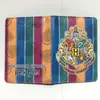 Escuela de cine Harry tarjetero pasaporte cuero PU estudiante hombres y mujeres viaje multifuncional porta documentos de viaje ticket porta tarjetas