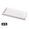 Bandeja de Almacenamiento Cuadrada de Silicona para Baño, No Requiere Instalación, Almacenamiento Móvil para Baño, Estante de Almacenamiento de Mesa Mármol