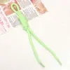 Cuerda para Paraguas Nudo Romano Macaron Cuerda Tejida a Mano Material Semi-Terminado DIY Accesorios para Colgar Bolsos con Cuentas Lanyard Joyería