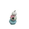 Decoración Giratoria Creativa de Cerámica con Forma de Calabaza Pequeña y Flores 360 Grados para Coche, Decoración Interior para Tablero, Alivio del Estrés
