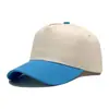 Gorra de Béisbol de Cinco Paneles de Algodón Puro Transfronteriza Europea y Americana, Gorra de Camionero, Bordado Personalizable y Logo Impreso, Gorra con Visera Unisex