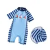 Traje de baño de una pieza para niños Corea del Sur ins bebé bebé secado rápido protector solar pequeño, mediano y grande traje de surf para niños traje de baño para niños