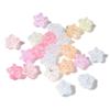 Acrílico grieta de hielo color Macaron floral estrella de cinco puntas Amor cuentas sueltas diy hecho a mano abalorios accesorios cadena para teléfono móvil