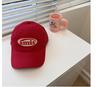 Primavera y Otoño Nuevo estilo coreano gorra de béisbol versátil para hombre gorra de béisbol que hace que la cara se vea pequeña para mujer letras simple moda estudiantil gorra con visera