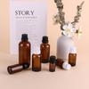 Shengyao Spot Amazon Transfronterizo Botella de Aceite Esencial Marrón a Prueba de Luz de 30 ml Botella de Vidrio para Esencia de Aceite Esencial de 50 ml