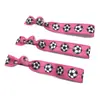 Impresión de fútbol transfronteriza deporte Banda para el pelo anudada Cuerda para el pelo Goma para el pelo Pulsera conmemorativa del Mundial regalo