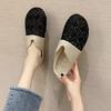Baotou Pantufas Femininas Atacado Verão Novos Preguiçosos Internet Moda Popular All-match Pescador Mulheres Grávidas Agasalhos Sandálias e Pantufas