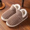 Sapatos de Algodão para Mulheres Outono e Inverno Novo Saco Quente para Casa com Forro de Lã Chinelos de Algodão para Casal Roupas Externas de Inverno para Homens