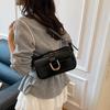 Bolsa Borgonha, Moda Retrô de Alta Qualidade, Couro Brilhante, Bolsa de Mão/Axila, Bolsa Transversal de Ombro Personalizada e Moderna