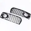Adecuado para Audi A5 Coupé 08-12 Accesorios para Coche Marco de Luz Antiniebla Modificado Rejilla Inferior para Luz Antiniebla Marco de Luz