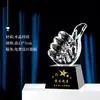 Trofeos pequeños de cristal personalizados para niños de preescolar, primaria y adolescentes, mini medallas de dibujos animados para competiciones