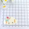 Insignia Broche Animal Lindo de Dibujos Animados Mini Pegatina Acrílica Bolsa DIY Pin para el Cabello Accesorios para el Cabello Funda de Teléfono Refrigerador