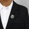 Broche de Textura Retro Transfronterizo Europeo y Americano Dibujos Animados de Animales Alas Corsage Pin Estilo Palacio Accesorios para Hombres