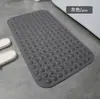 Tapete Quadrado para Banheiro, Tapete Antiderrapante, Tapete de Chão Ecológico com Ventosas Anti-Queda para Box de Banheiro, Tapete Massageador para Pés de Banheiro