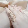 Anéis Populares Europeus e Americanos com Design Especial e Preço Promocional para Mulheres, Anéis Trendy em Ouro Rosé, Joias para Melhor Amiga, Vendas Diretas da Fábrica
