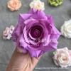 Rosa Encaracolada Cappuccino Multicor Cabeça de Rosa de Lã Flor de Casamento Parede de Flores Rosa Diamante Flor Artificial Adorno de Cabeça