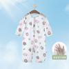 Pijamas para recién nacido Ropa para escalar para bebé Ropa para bebé Camiseta de algodón puro fino para verano Camiseta de manga larga para aire acondicionado