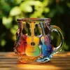 Caneca de Livro Pintada Nova Mais Vendida Transfronteiriça, Caneca Criativa de Luxo Pintada em Formato de Livro, Copo de Café para Bebidas Frias
