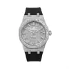 Comercio Exterior al por Mayor Venta Caliente Relojes Mecánicos de Pulsera para Hombre con Moissanita de Alta Calidad, Populares en Europa y América Decorativos Completos de Diamante para Hombre