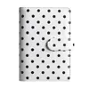 Cuaderno de lunares transfronterizo A6 creativo macarrón de hojas sueltas libro de presupuesto en efectivo PU cuaderno de plan de ahorros