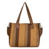 Big bag para mulheres 2023 nova moda listrada bolsa de lona commuter bolsa portátil tote bag moda ombro crossbody bolsa de múmia
