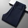 Calça Esportiva de Veludo Cotelê com Cintura Elástica Calça Casual Reta Solta Calça de Veludo Cotelê Masculina Calça Casual de Outono Masculina