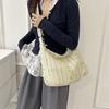 Bolso de Estilo Nuevo Bolso de Hombro Único Bolso de Gran Capacidad para Mujer Popular en Internet Nylon para Viaje 2025 Comercio Exterior Bolso Tote Simple
