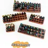 Expositor de Rack Essencial para Armazenamento de Óleos Essenciais Salão de Beleza Spa Rack de Armazenamento de Madeira para Perfumes Caixa de Armazenamento Simples Rack Organizador Doterra