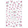 Nuevas pegatinas para uñas transfronterizas con diseño de flores de primavera, mariposas y conejos.