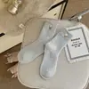 Meias Femininas de Outono e Inverno Cor Sólida Forradas com Lã Grossas Quentes Cano Médio Estilo Japonês Coração Inverno Terry Slouch Meias para Gestante