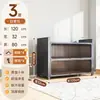 Armário de Armazenamento de Aço Prateleira de Armazenamento Doméstico Estante de Livros para Quarto Armário de Armazenamento Multi-Camadas de Piso para Varanda com Porta Armário de Armazenamento para Sala de Estar