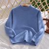 Suéter de cachemira para niños de otoño e invierno, suéter cálido de cuello alto medio para hombres y mujeres, suéter de cachemira para niños medianos y grandes, venta al por mayor